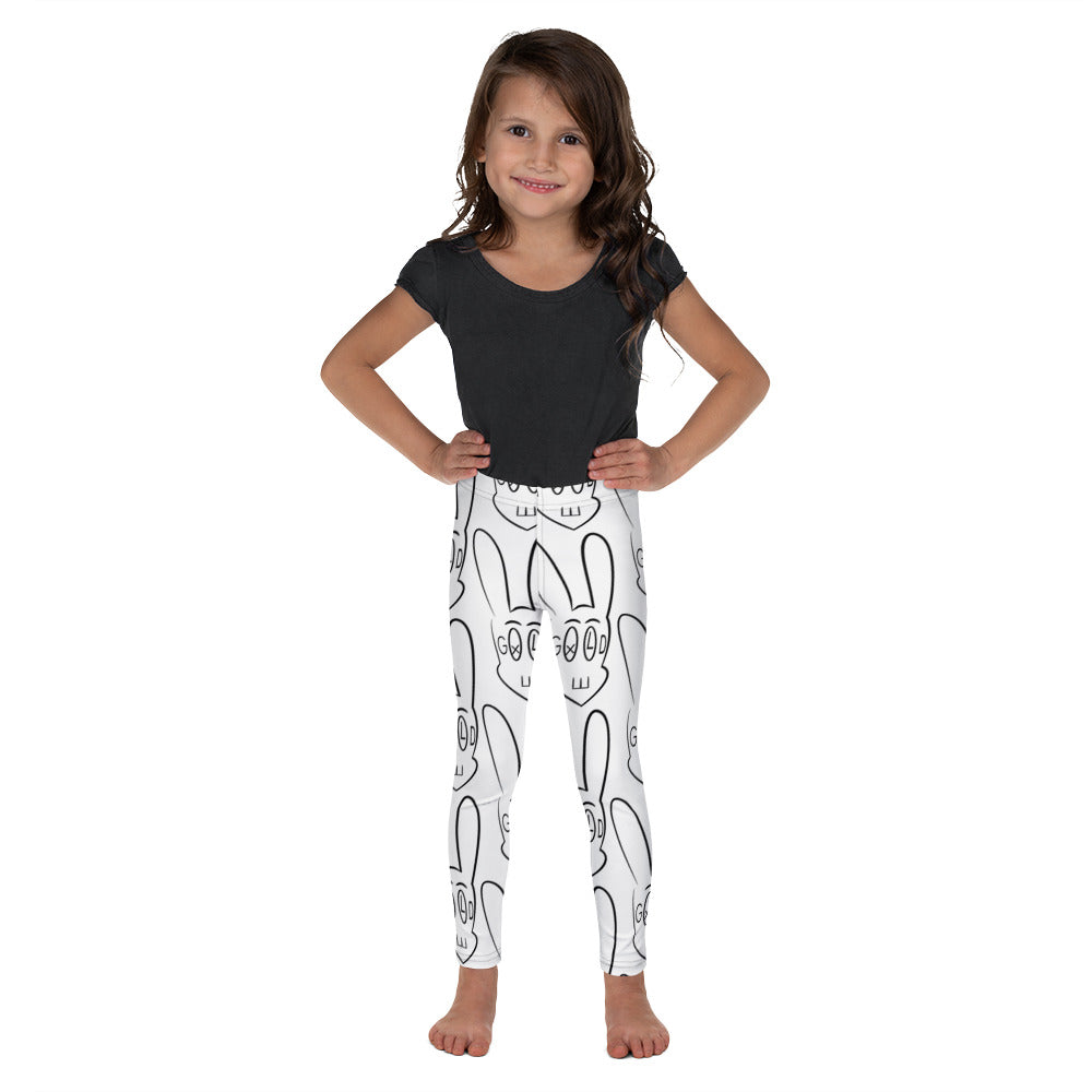 GXLD BLACK BUNNY Kid's Leggings