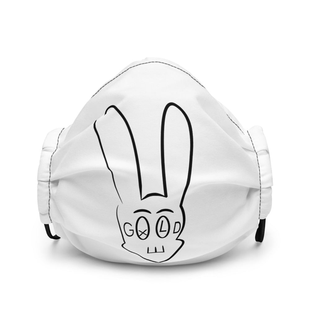 GXLD WHITE BUNNY face mask