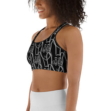 Load image into Gallery viewer, GXLD WHITE BUNNY Sports bra
