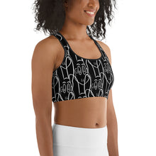 Load image into Gallery viewer, GXLD WHITE BUNNY Sports bra
