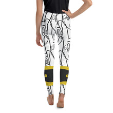 Load image into Gallery viewer, GXLD BLACK BUNNY Youth Leggings
