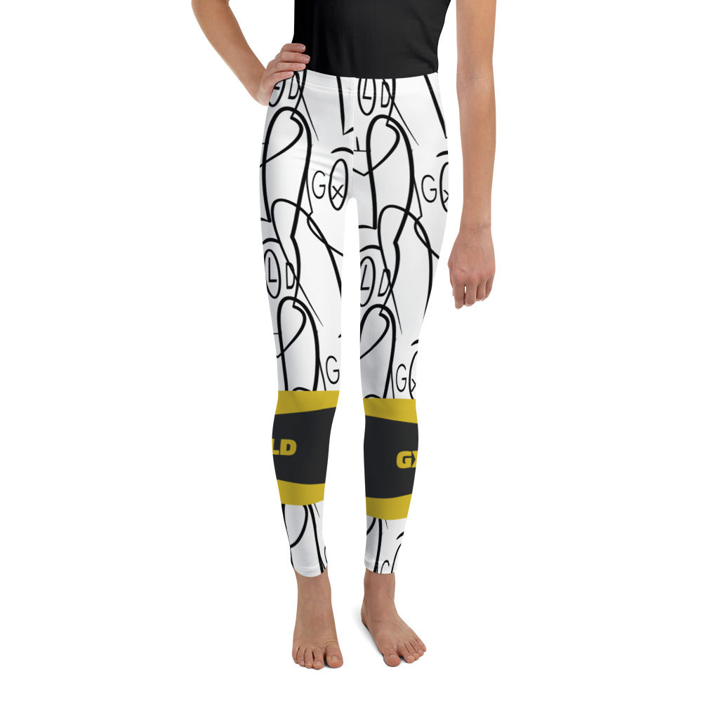 GXLD BLACK BUNNY Youth Leggings