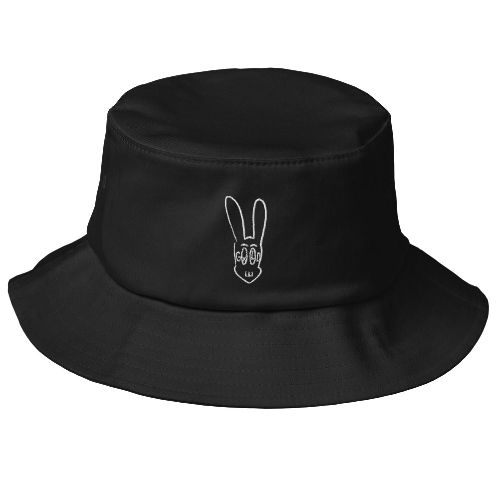 GXLD WHITE BUNNY Bucket Hat