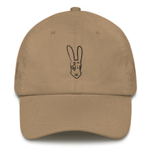 Load image into Gallery viewer, GXLD BLACK BUNNY Dad hat
