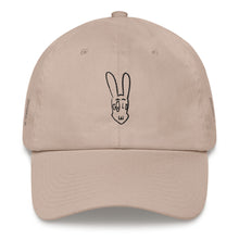 Load image into Gallery viewer, GXLD BLACK BUNNY Dad hat
