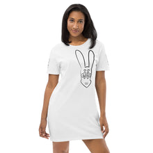 Load image into Gallery viewer, GXLD BLACK BUNNY t-shirt dress
