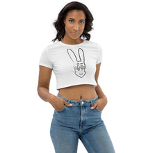 Load image into Gallery viewer, GXLD single BLACK BUNNY Crop Top
