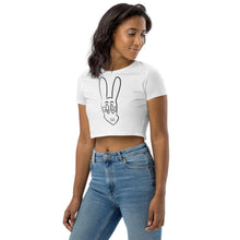 Load image into Gallery viewer, GXLD single BLACK BUNNY Crop Top
