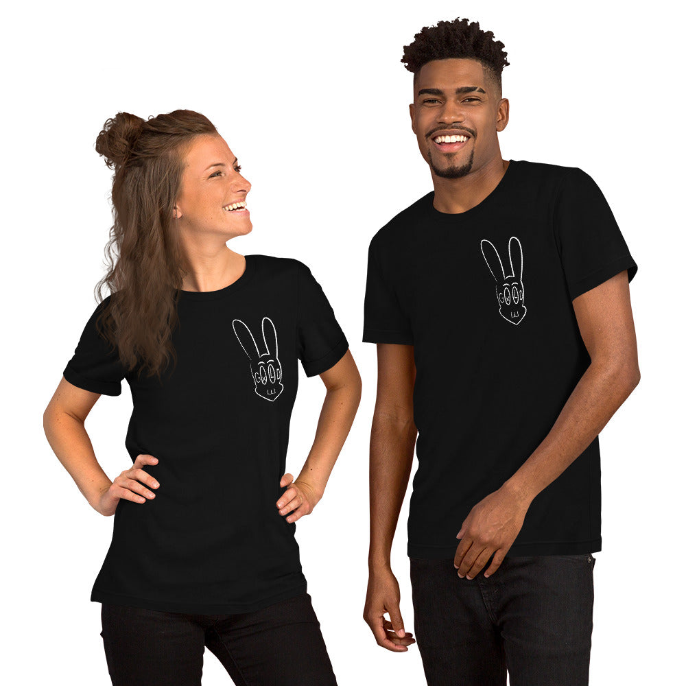 GXLD WHITE BUNNY Short-Sleeve Unisex T-Shirt