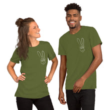 Load image into Gallery viewer, GXLD WHITE BUNNY Short-Sleeve Unisex T-Shirt
